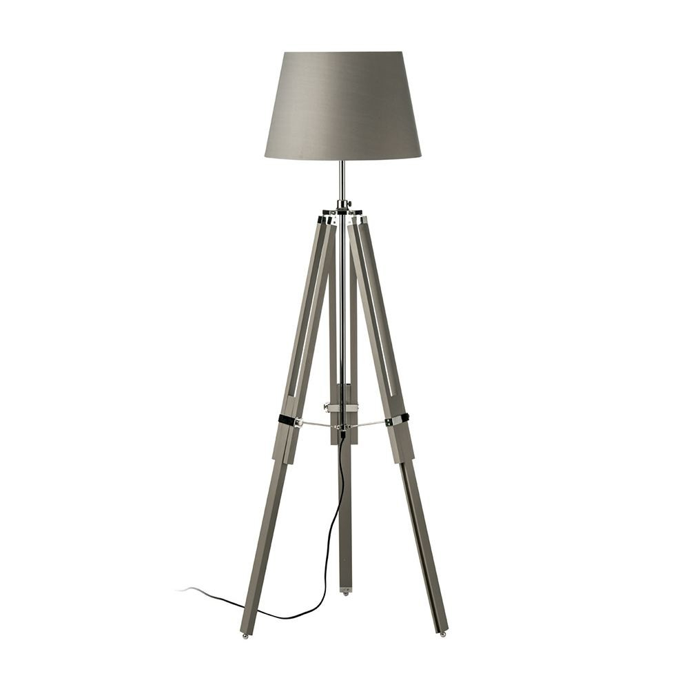 Houseology Collection Conran Tripod Floor Lamp Grey inside proportions 1000 X 1000