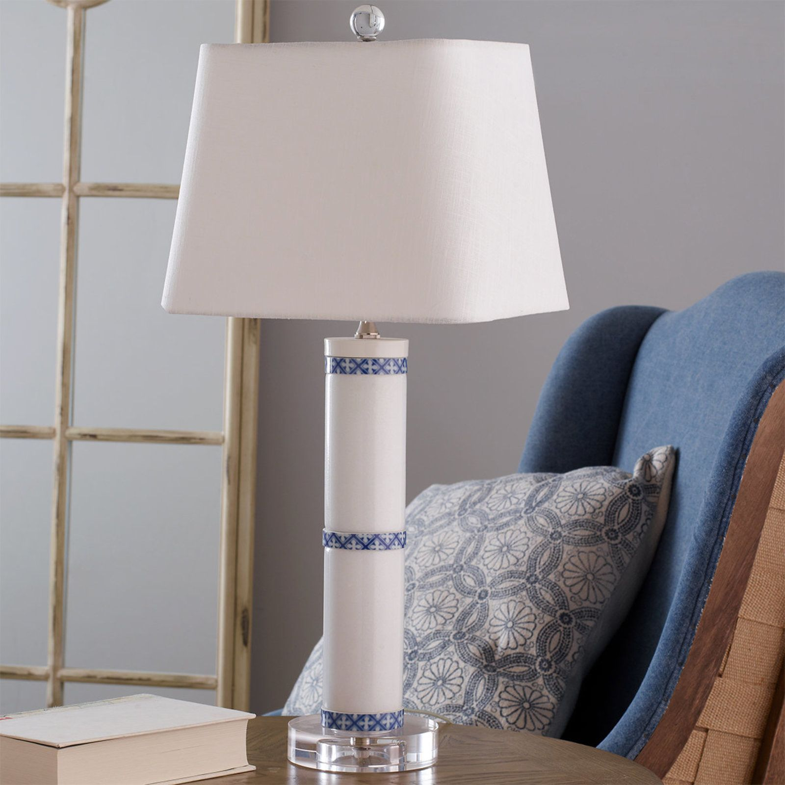 Jade And Porcelain Cylinder Table Lamp Ellen Table Lamp with regard to proportions 1600 X 1600
