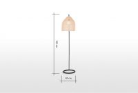 Java Arc Overreach Floor Lamp Natural Rattan inside proportions 1320 X 686