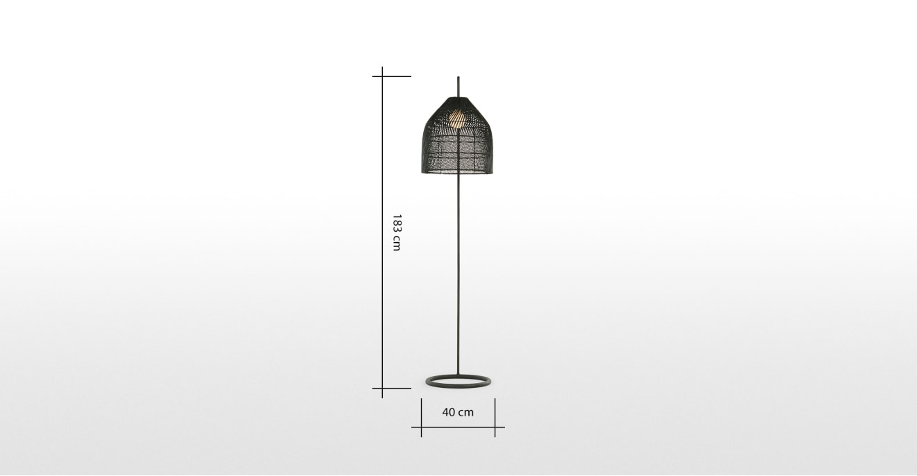 Java Arc Overreach Floor Lamp Natural Rattan regarding size 1320 X 686