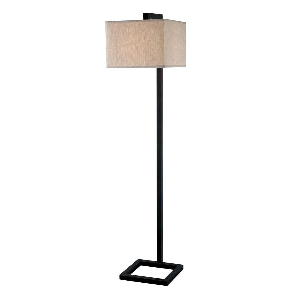 Kenroy Home 4 Square 1 Light 64 In Oil Rubbed Bronze Floor inside dimensions 1000 X 1000