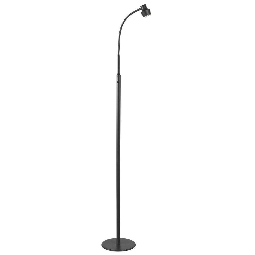 Kenroy Home Stanton 52 In Bronze Led Goose Neck Floor Lamp for sizing 1000 X 1000