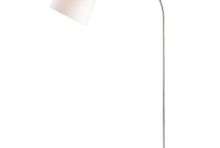 Kenroy Home Triumph 82 In Steel Arc Floor Lamp With White Shade for sizing 1000 X 1000