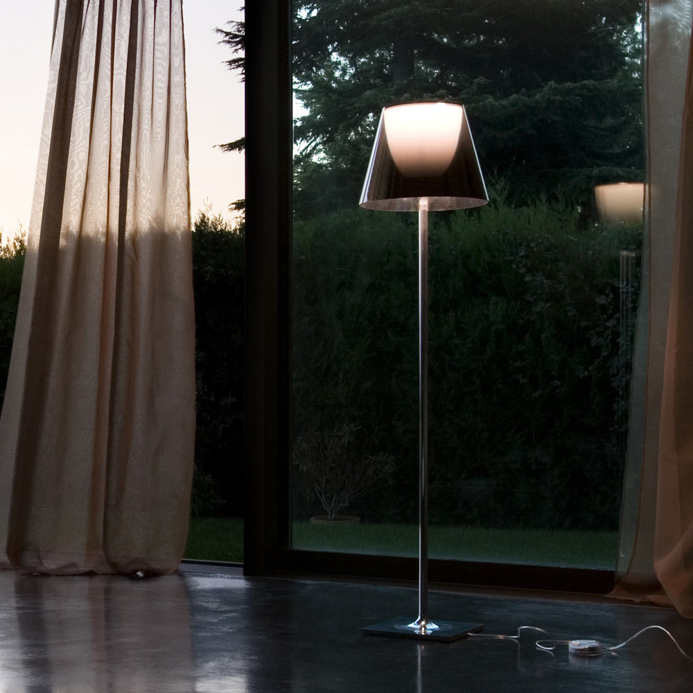 Ktribe F Floor Lamp With Dimmer Aliminized Bronze F2 in size 1000 X 1000
