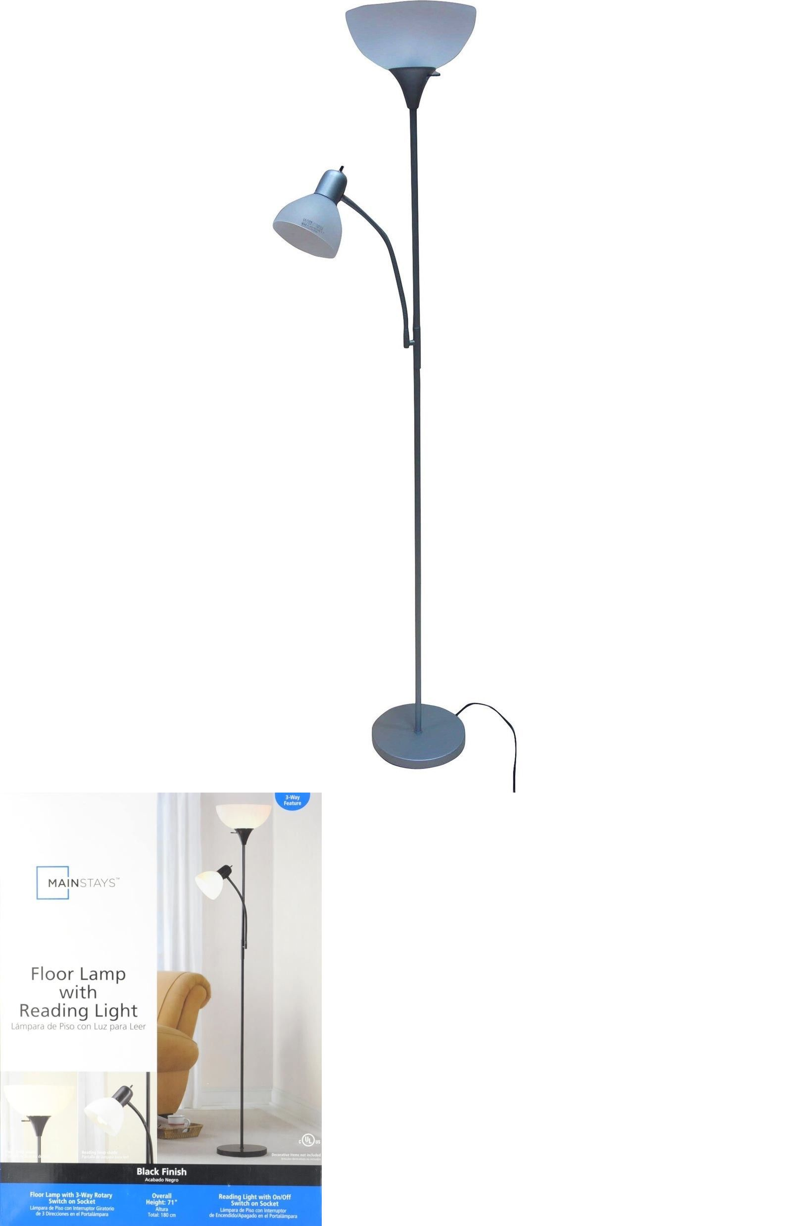 Lamps 112581 Mainstays Standing Floor Lamp Combo Living throughout dimensions 1600 X 2475