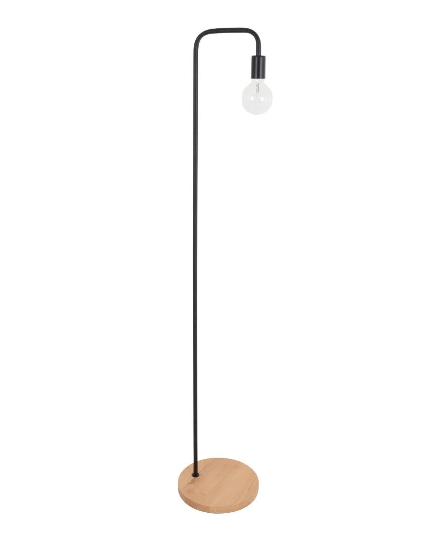 Lanie 1 Light Floor Lamp In Ashblack Living Room Black for sizing 900 X 1080