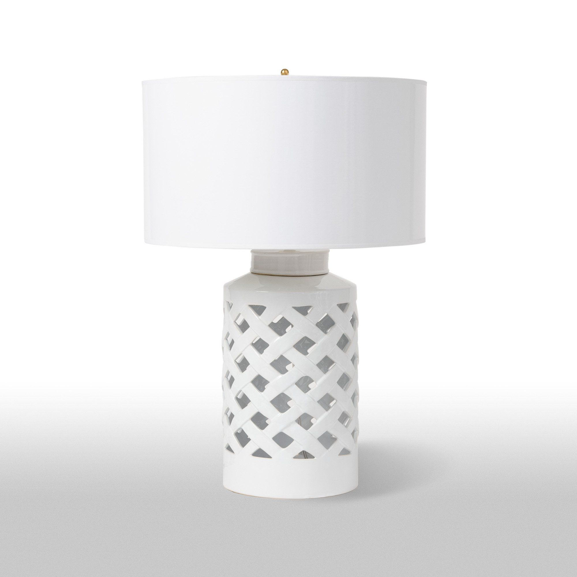 Lattice Porcelain Table Lamp White White Table Lamp Table in size 2000 X 2000