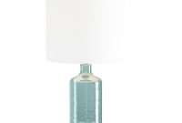 Lavish Home 20 In Clear Blue Open Base Table Lamp in sizing 1000 X 1000