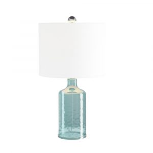 Lavish Home 20 In Clear Blue Open Base Table Lamp throughout size 1000 X 1000