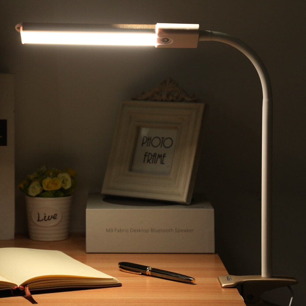 Led Desk Lamp Clip Fixtures Touch Dimmable Eye Protection for size 1000 X 1000
