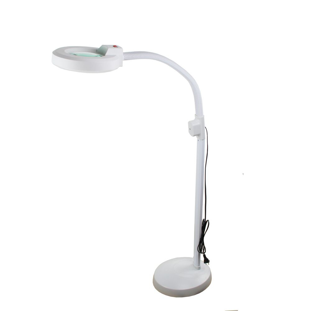 Led Long Arm Lights Flexible Stand Floor Magnifier With 10x pertaining to proportions 1000 X 1000