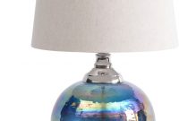 Libra Iridescent Blue Green Table Lamp Michael Oconnor intended for measurements 797 X 1200