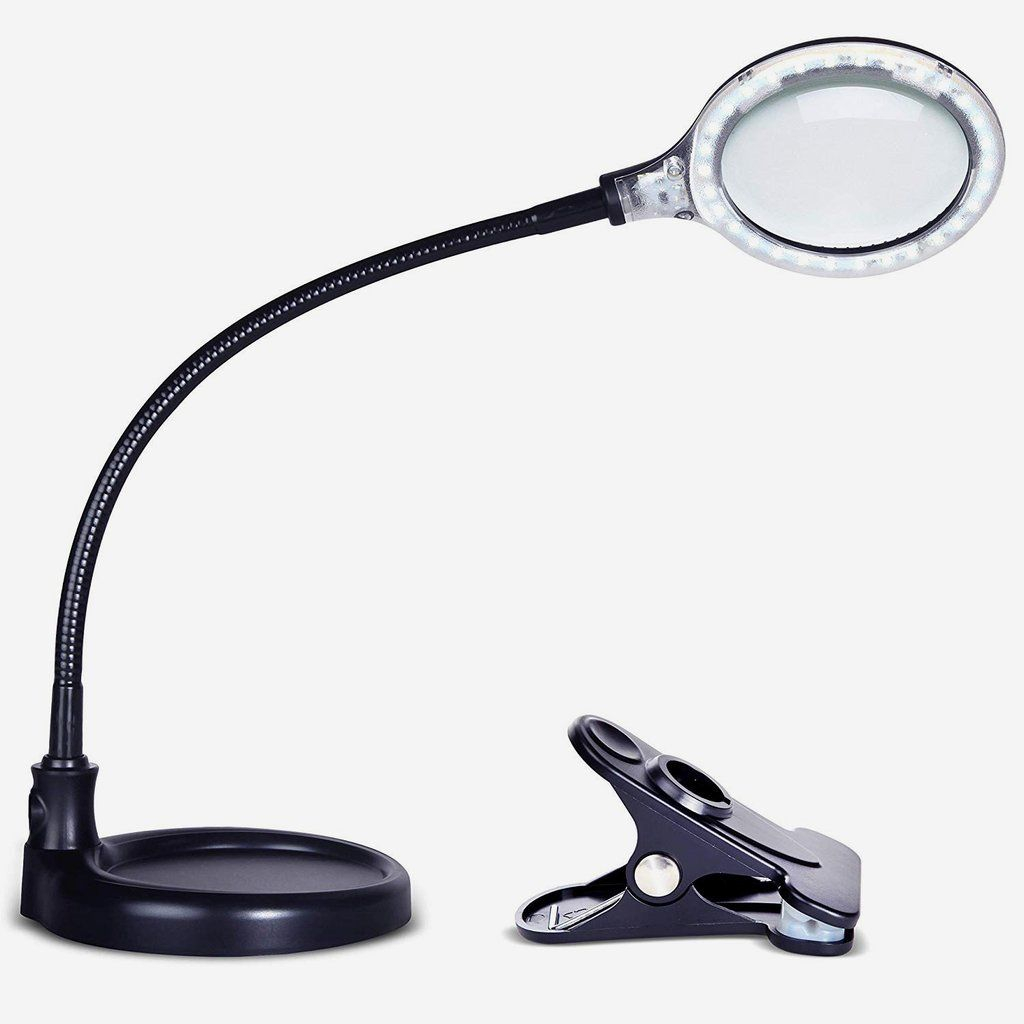Lightview Flex Led Magnifier Lamp Light Clamp Or Base For inside sizing 1024 X 1024
