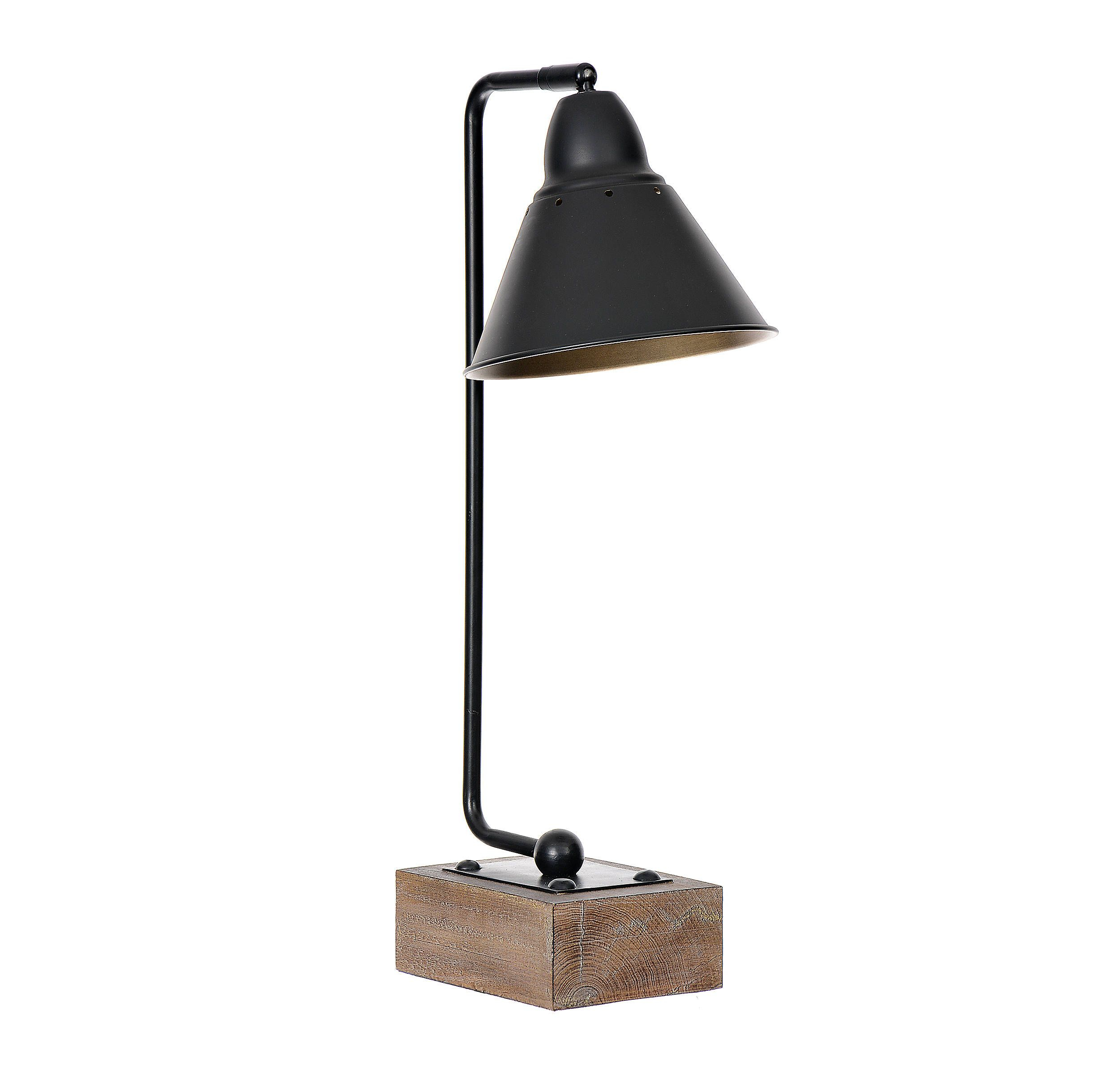 Louis Matte Black Metal And Wood Table Lamp In 2019 Table in measurements 2500 X 2400