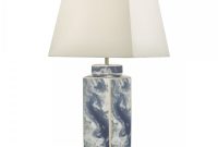 Loyce Blue Marble Effect Ceramic Table Lamp Base Shade Excluded intended for proportions 1000 X 1000