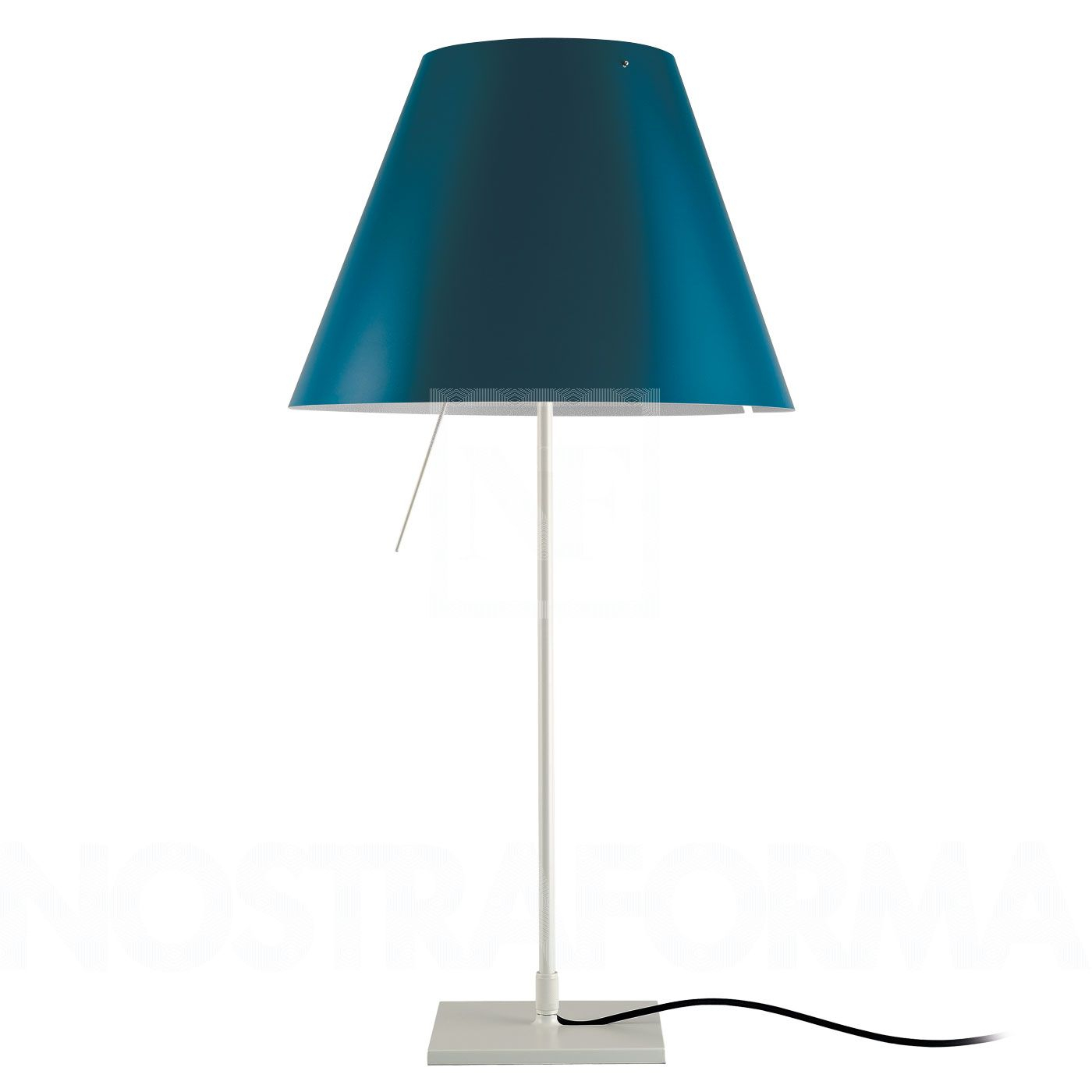 Luceplan Costanzina White Table Lamp inside proportions 1400 X 1400