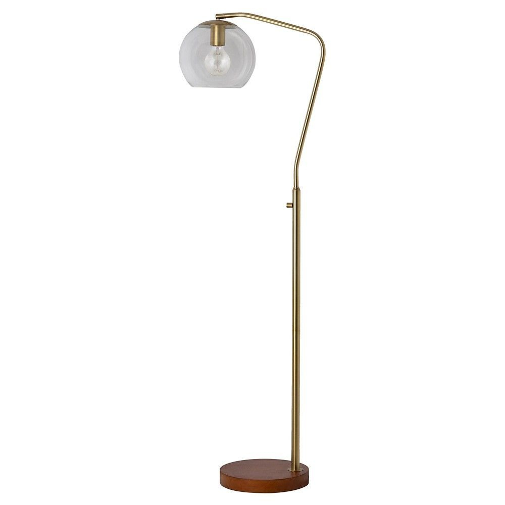 Madrot Glass Globe Floor Lamp Brass Lamp Only Project 62 within measurements 1000 X 1000