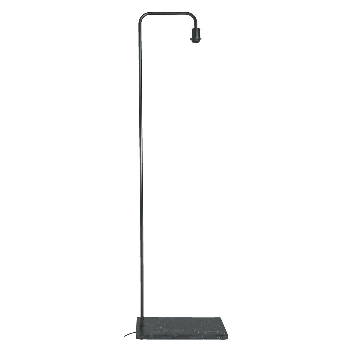 Marbelle Base Black Metal And Marble Floor Lamp Marble with proportions 1200 X 1200