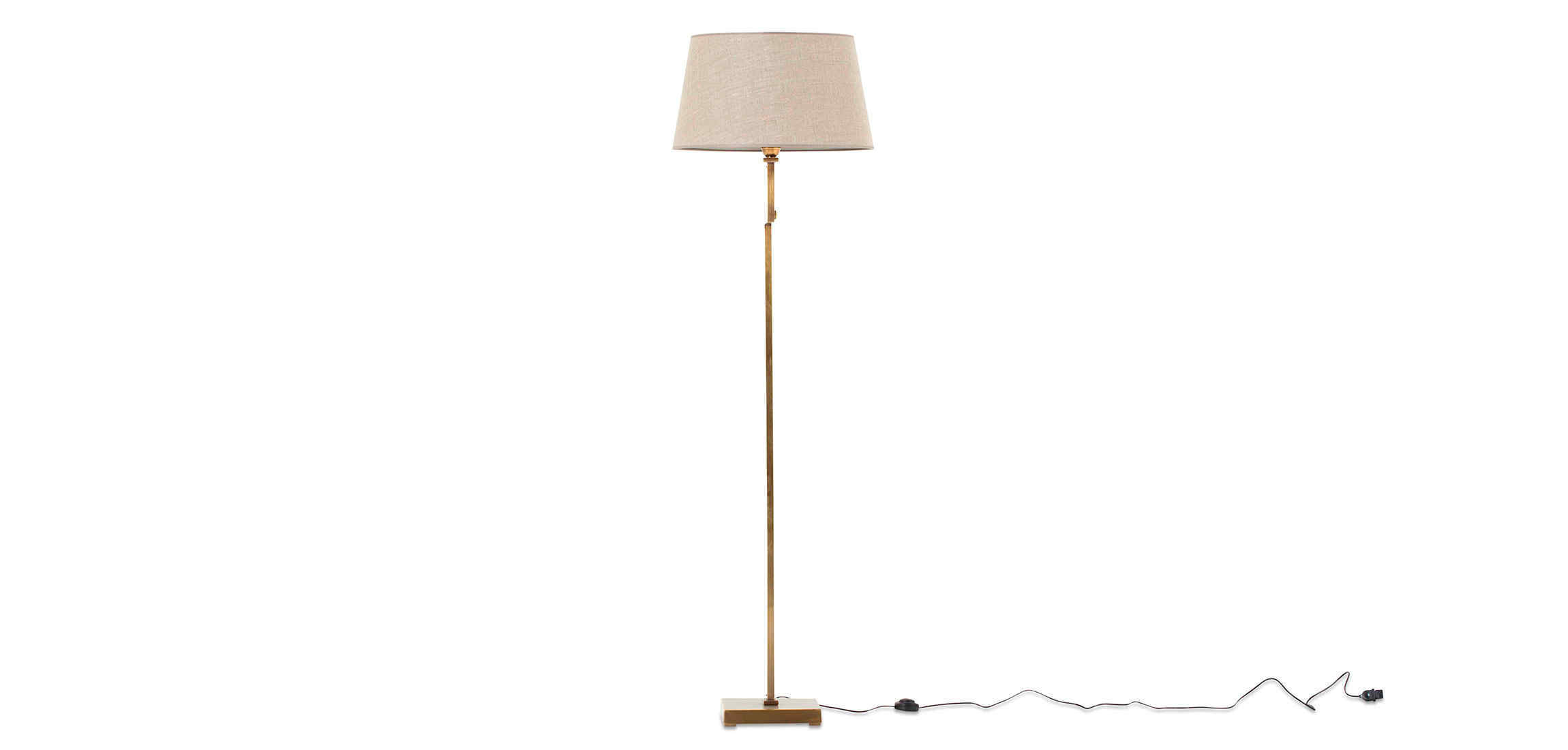 Martha Floorlamp Brass Finish Flamant within size 2300 X 1100