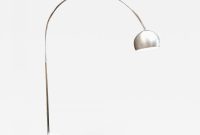 Mid Century Chrome Arc Floor Lamp With Carrara Marble Base Italy 1960s pertaining to proportions 1400 X 1400