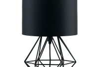 Minisun 20831 Angus Geometric Black Base Table Lamp Black Shade inside sizing 3000 X 3000