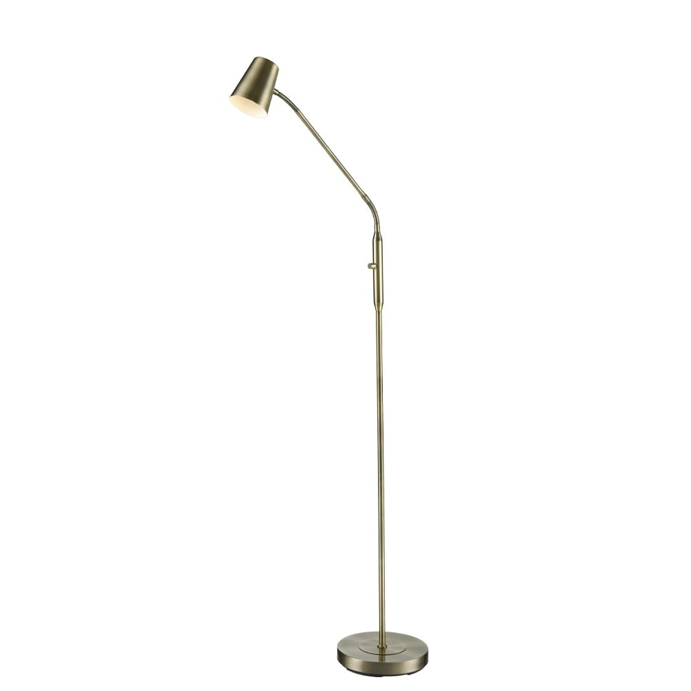 Modern Flex Arm Dimmable Reading Floor Lamp In Bronze Finish Sl234 for measurements 1000 X 1000