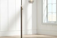 Modern Floor Lamp Industrial Oiled Bronze Cage Barn Light Shade For Living Room intended for dimensions 1122 X 1600