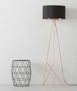 Modern Geometric Tripod Floor Lamp With Shade within proportions 2551 X 3000