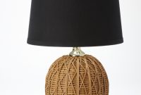 Nathan Santos Berkus Woven Rattan Table Lamp Base With Black intended for measurements 3744 X 5616