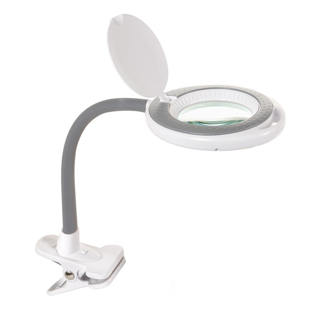 Newhouse Lighting 4 In Led Magnifying Lamp With Clamp Lens with regard to proportions 1000 X 1000