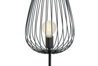 Newtown Cage Floor Lamp In Black with sizing 1000 X 1000