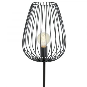 Newtown Cage Floor Lamp In Black with sizing 1000 X 1000