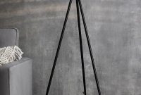 Next Kai Rattan Tripod Floor Lamp Black In 2019 Rattan with regard to proportions 1800 X 2700