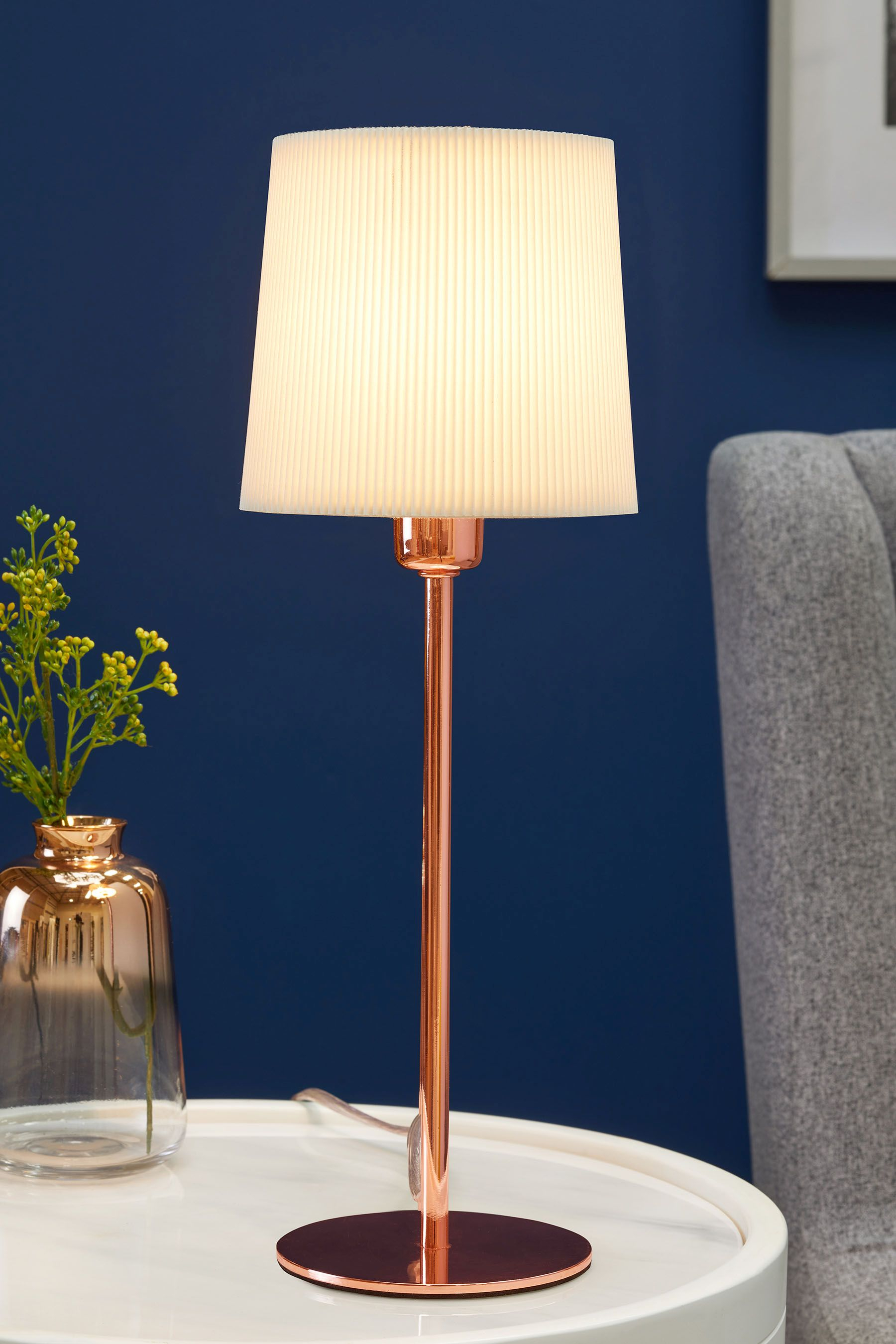 Next Kira Table Lamp Copper Products Bedside Table with proportions 1800 X 2700