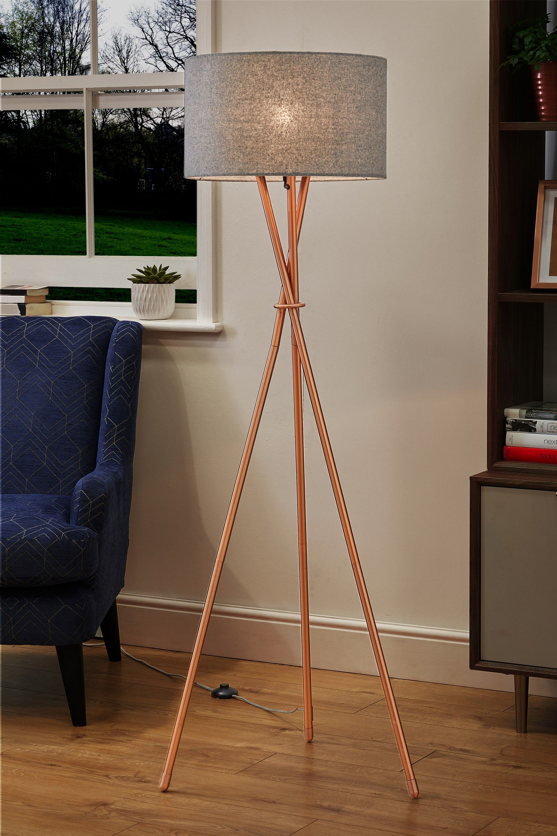 Next Tripod Floor Lamp Copper In 2019 Floor Lamp with regard to proportions 1800 X 2700