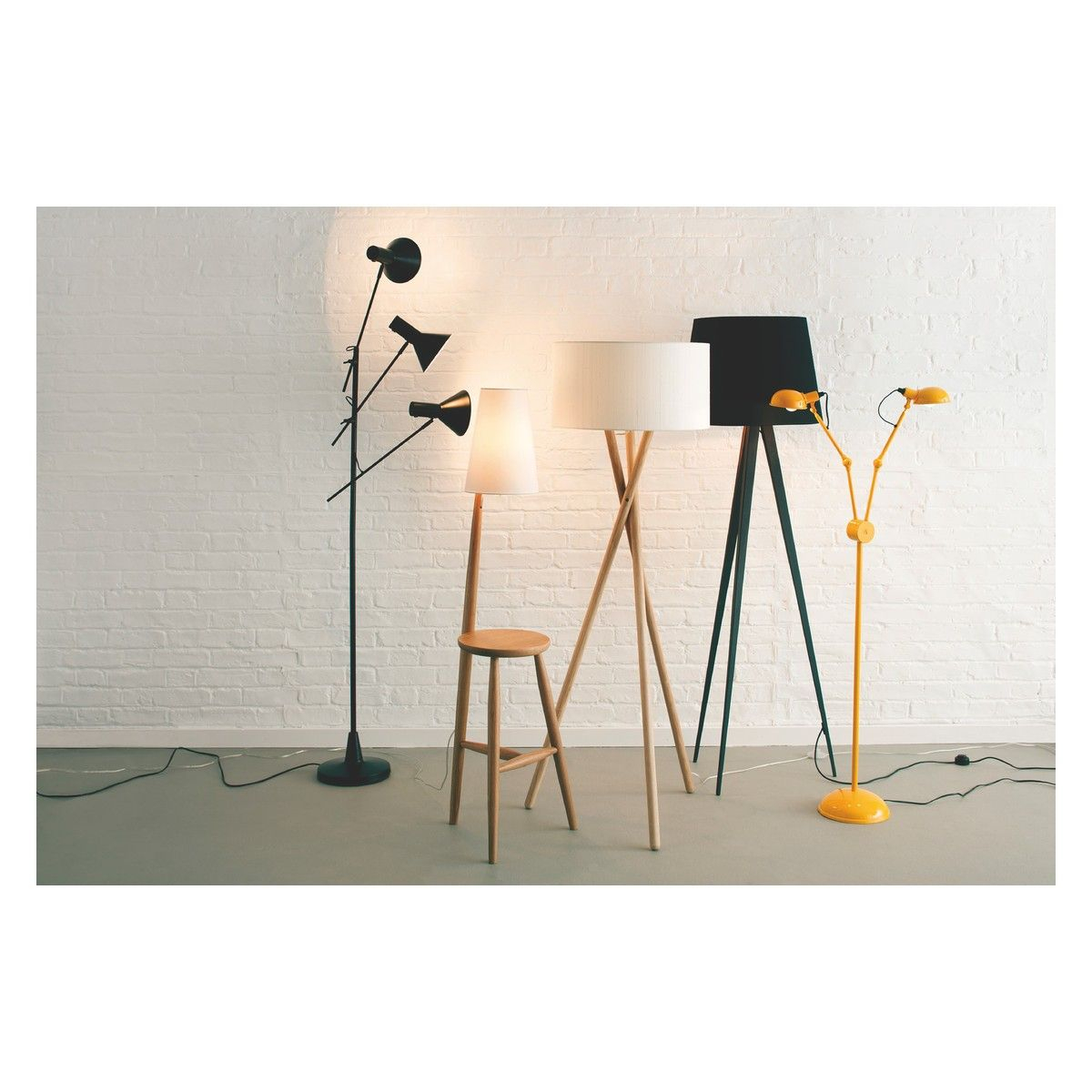 Nyx Black 3 Head Metal Floor Lamp Floor Lamp Wooden Floor with regard to measurements 1200 X 1200