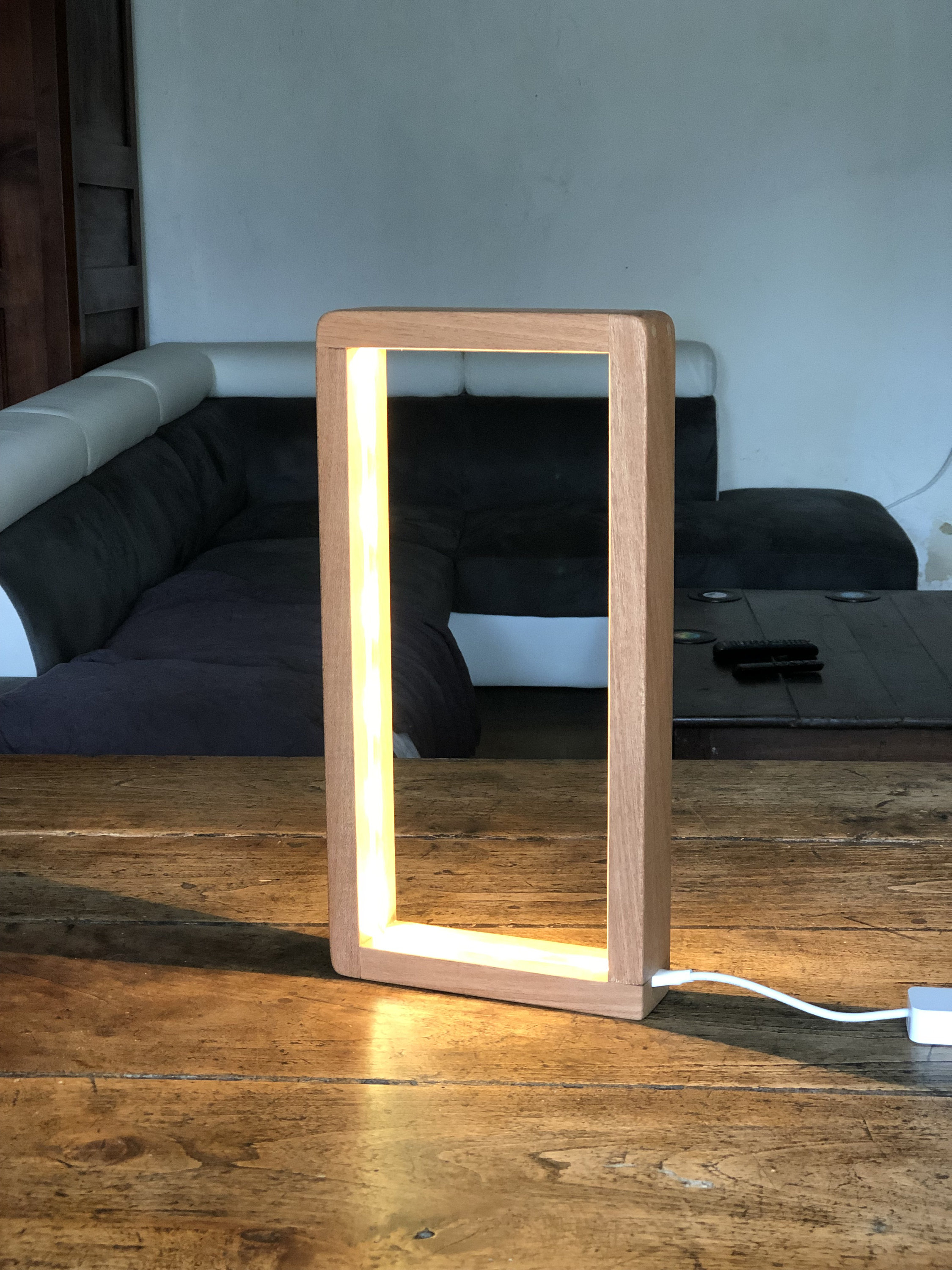 Open Rectangle Philips Hue Led Table Lamp within sizing 2250 X 3000