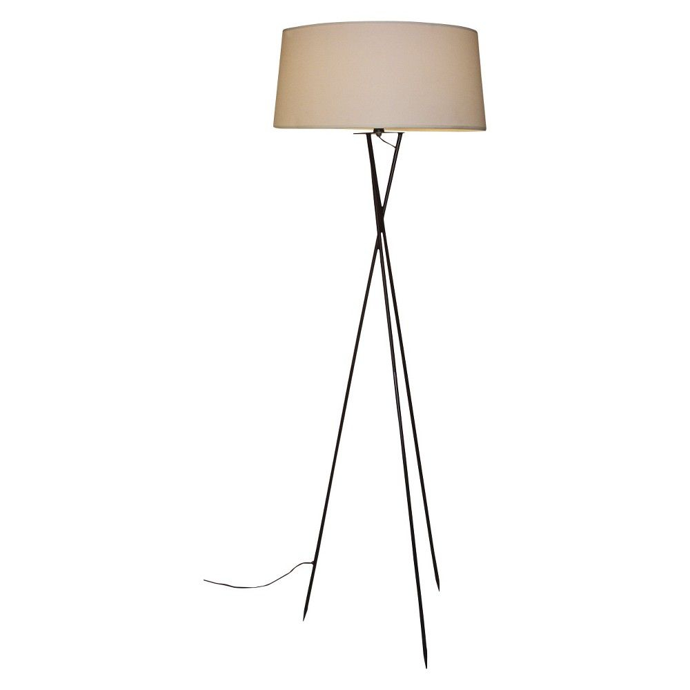 Orbit Trio Floor Lamp Black 54 Black Floor Lamp in proportions 1000 X 1000