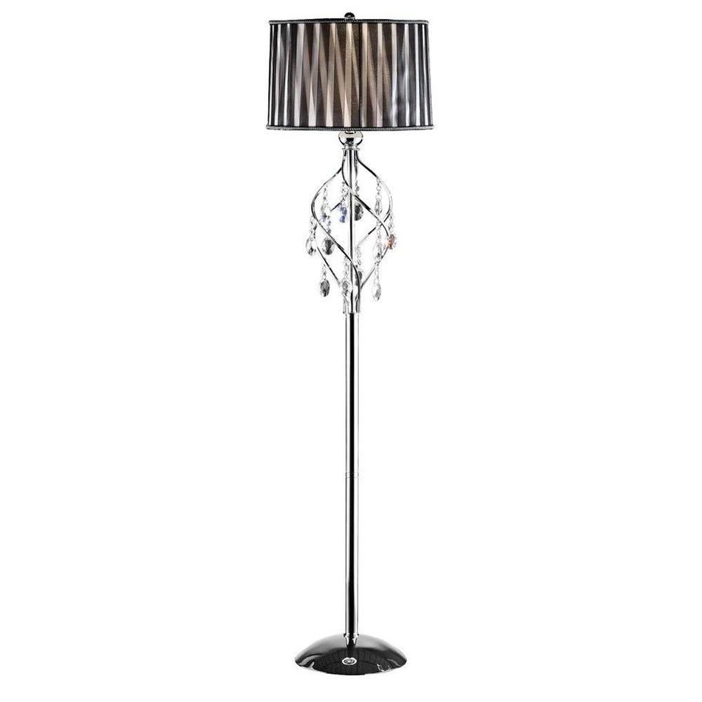 Ore International 63 In Lady Crystal Floor Lamp throughout sizing 1000 X 1000