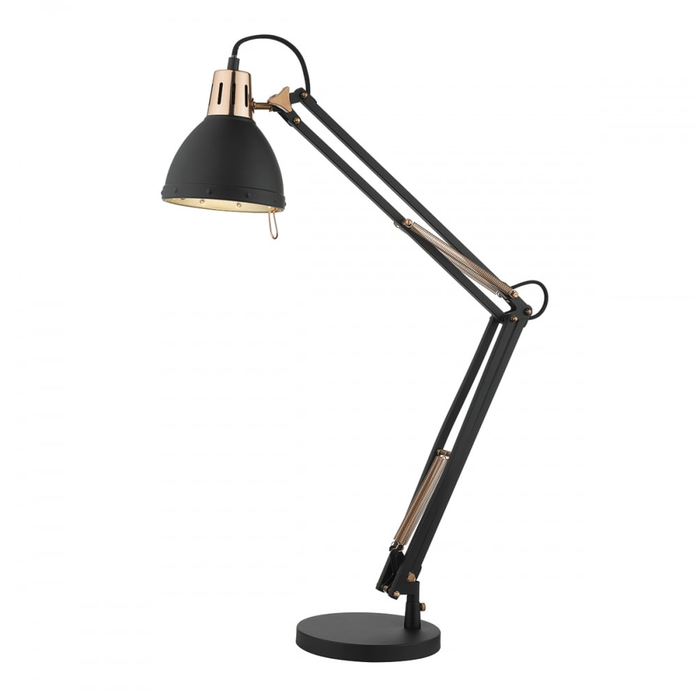 Osaka Adjustable Desk Lamp In Black And Copper Finish Osa4054 inside sizing 1000 X 1000