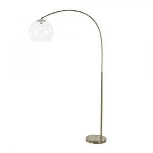 Over Large Arc Floor Lamp Antique Brass Sl91207ab for size 1000 X 1000