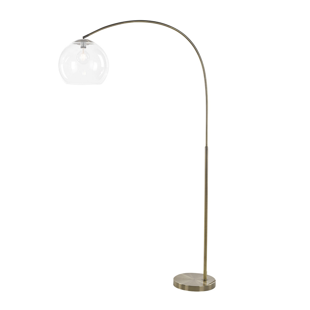 Over Large Arc Floor Lamp Antique Brass Sl91207ab pertaining to measurements 1000 X 1000