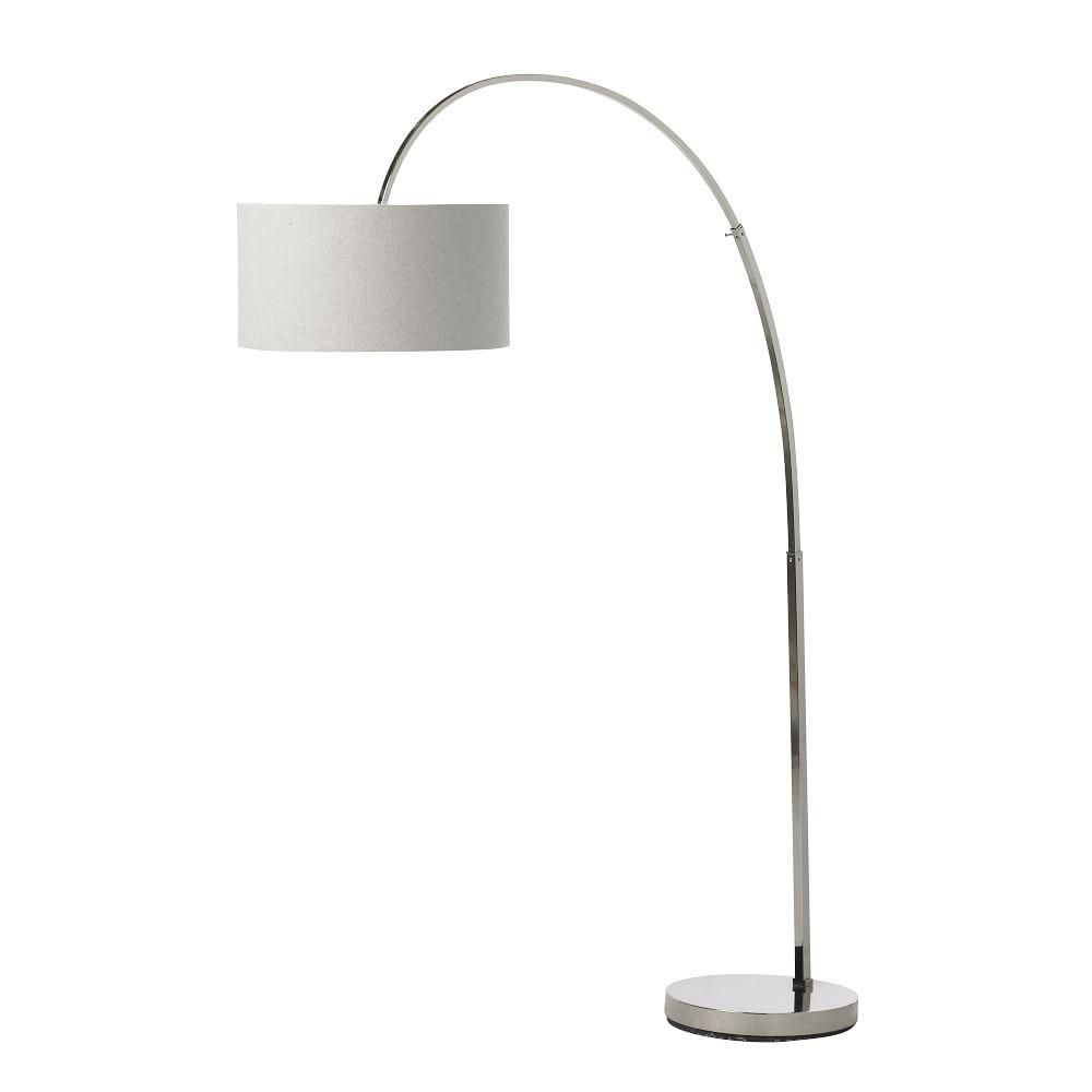 Overarching Floor Lamp Polished Nickel Decorating for measurements 1000 X 1000