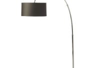 Overarching Floor Lamp Polished Nickelcharcoal Ic inside dimensions 1200 X 1200