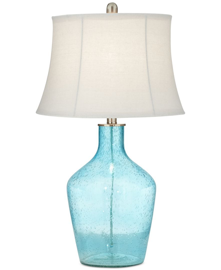 Pacific Coast Sea Blue Glass Table Lamp Created For Macys pertaining to measurements 884 X 1080