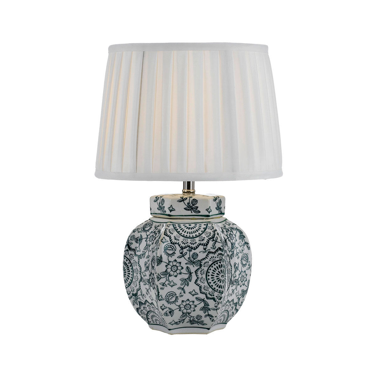 Padma 1 Light Table Lamp Blue White Padma Tl Blwh with proportions 1200 X 1200