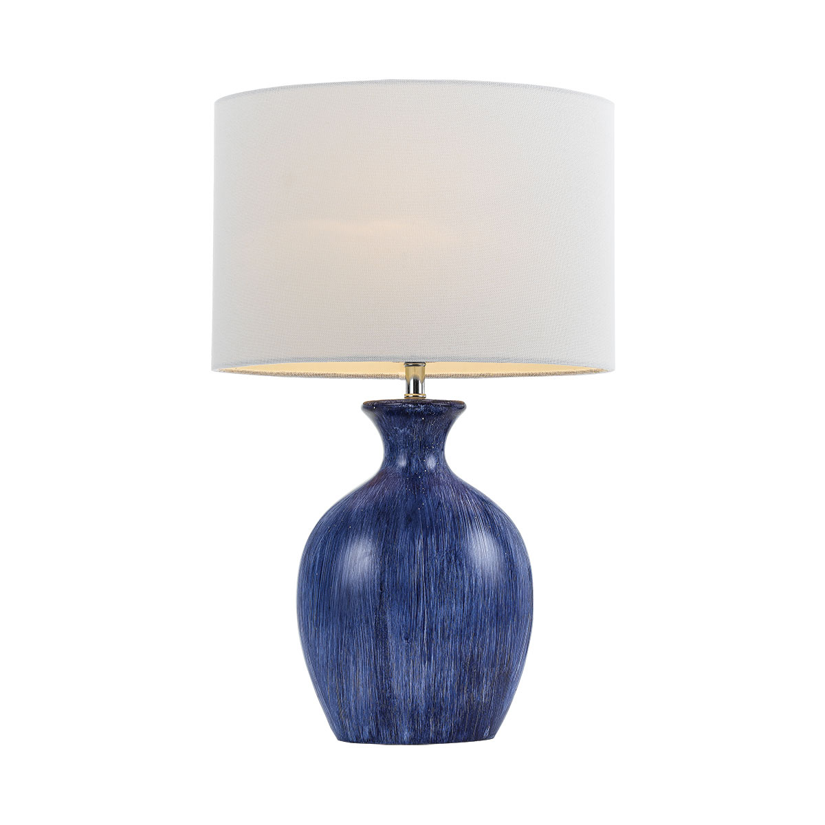 Panto 1 Light Ceamic Table Lamp Blue White Panto Tl Blwwh pertaining to proportions 1200 X 1200