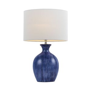 Panto 1 Light Ceamic Table Lamp Blue White Panto Tl Blwwh regarding dimensions 1200 X 1200