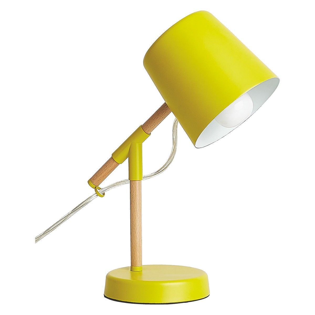 Peeta Peeta Yellow Metal And Wood Desk Lamp Wood Desk Lamp within size 1200 X 1200
