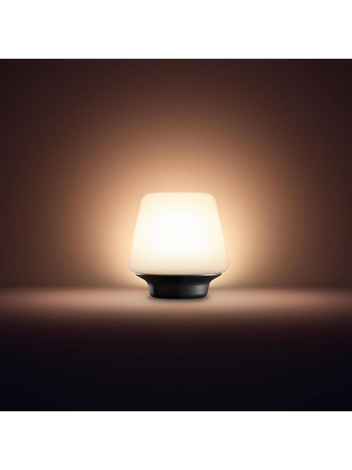 Philips Hue Ambient Wellness Table Lamp Whiteblack throughout sizing 1440 X 1920